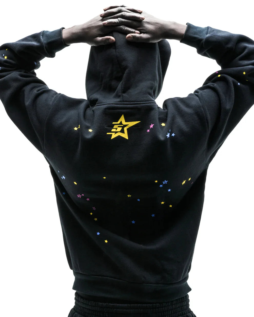 Sp5der Black Punk V2 Zip Hoodie