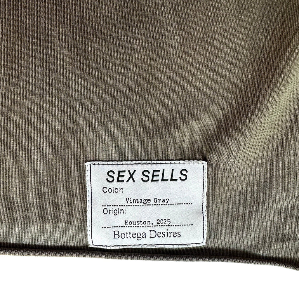 Bottega Desires Washed Grey Sex Sells T-Shirt