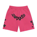 Sp5der Pink Black Beluga Sweat Shorts