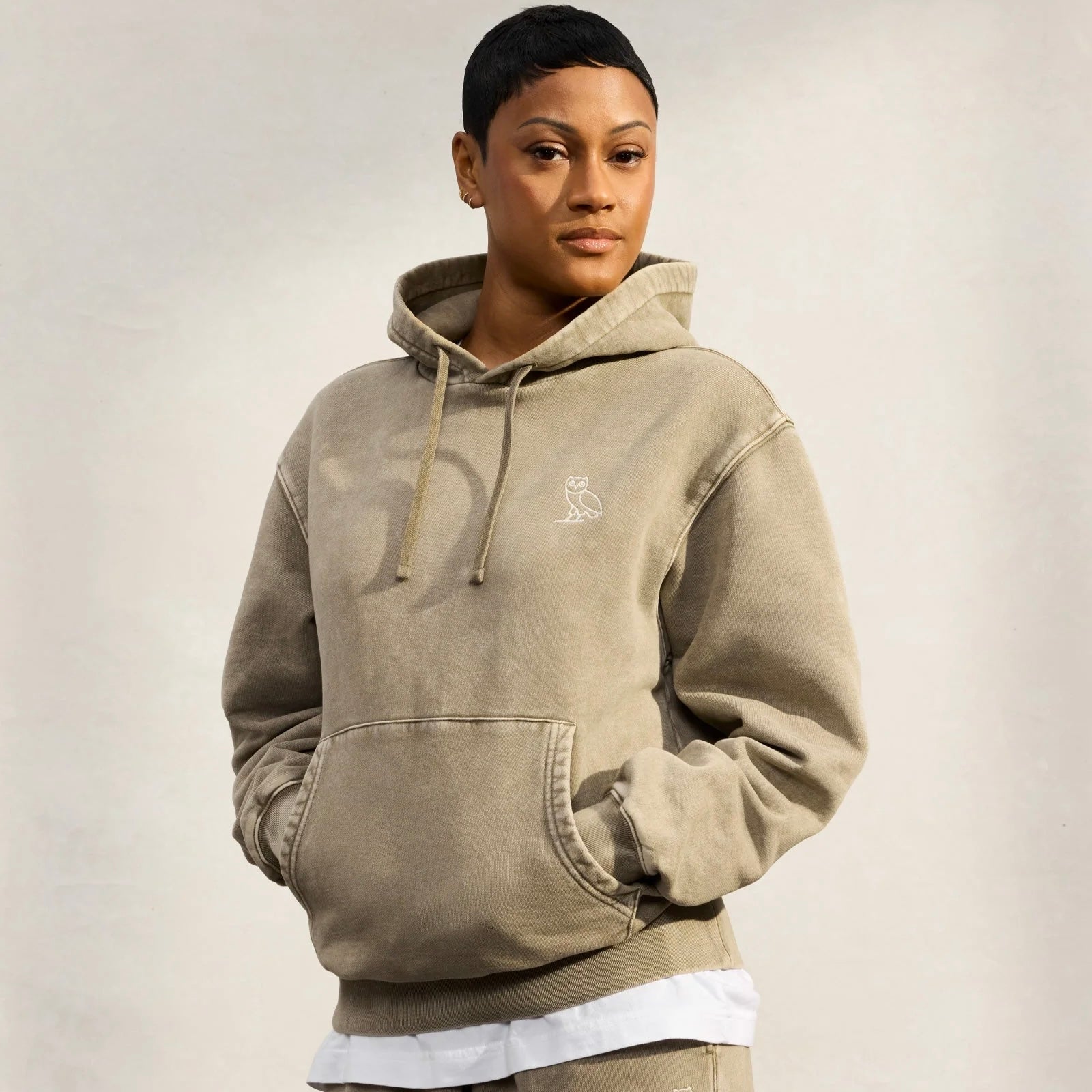 OVO Washed Brown Hoodie