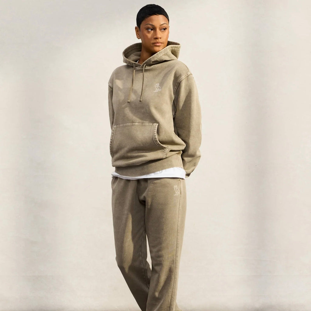 OVO Washed Brown Hoodie