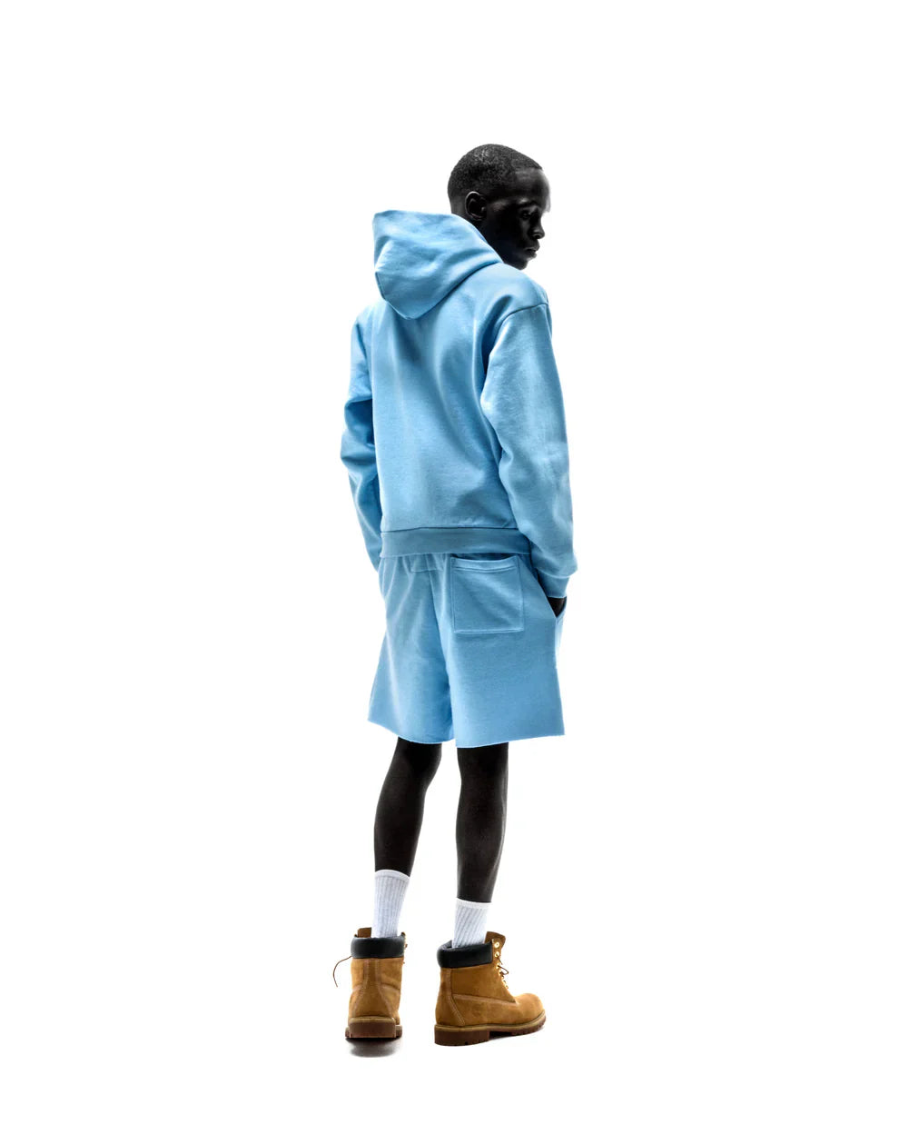 Sp5der Sky Blue OG Web Zip Hoodie