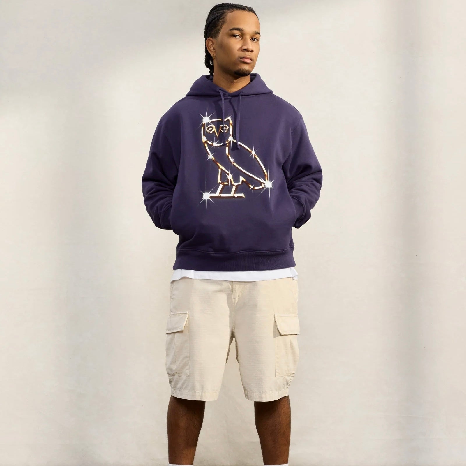 OVO Purple Bling Hoodie