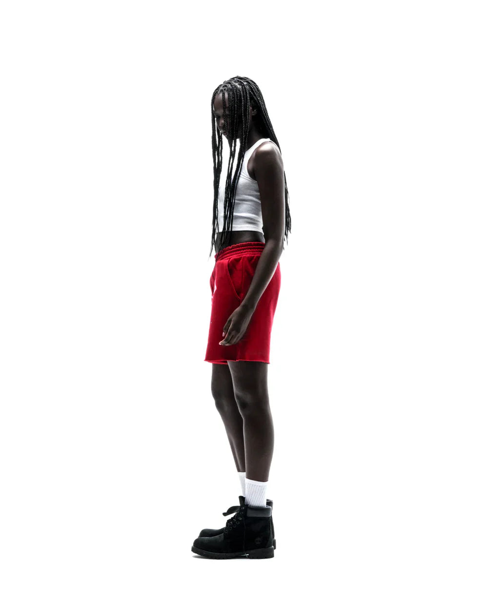 Sp5der Merlot Angel Number Sweat Shorts