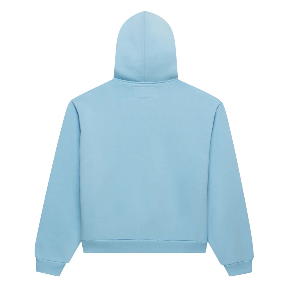 Sp5der Sky Blue OG Web Zip Hoodie