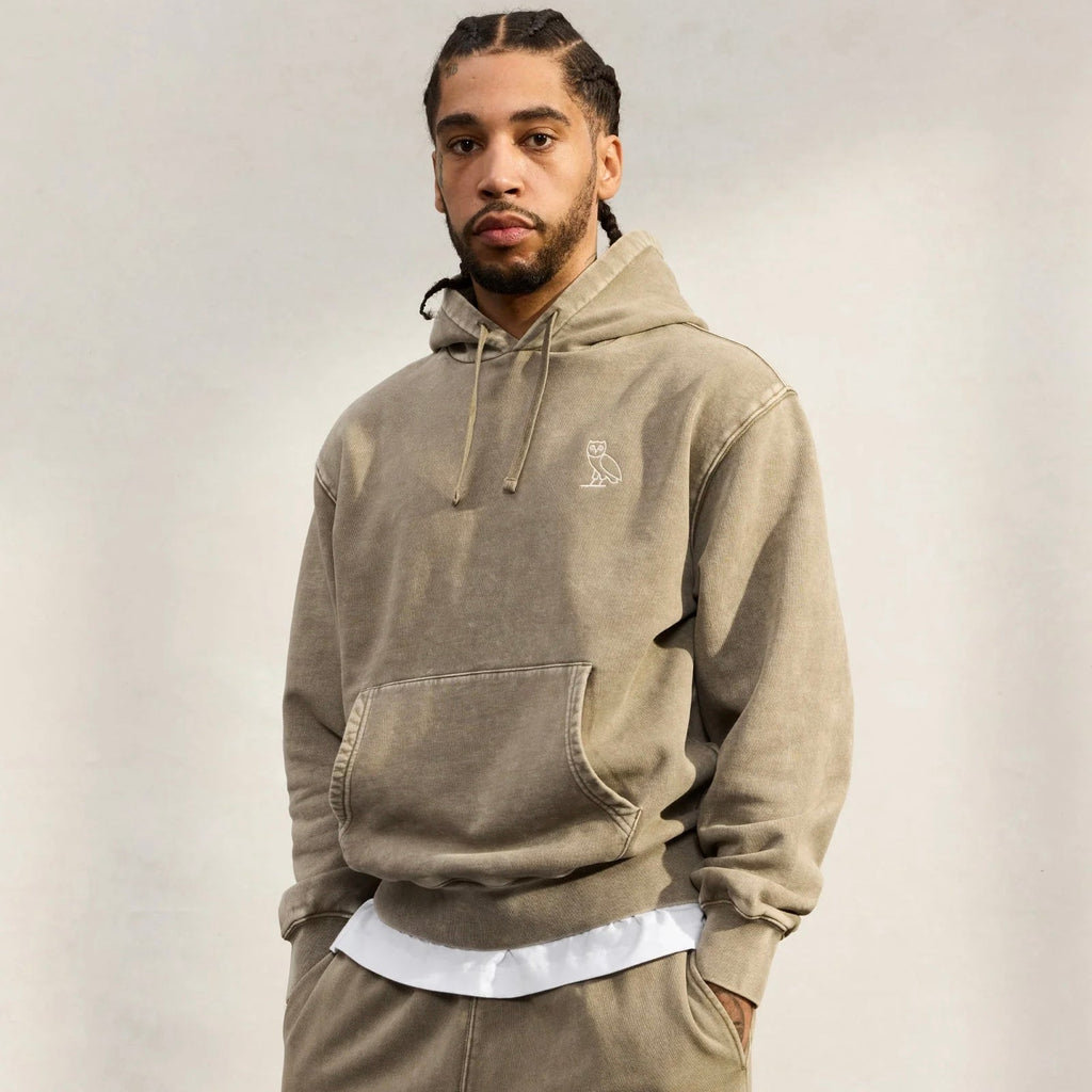 OVO Washed Brown Hoodie