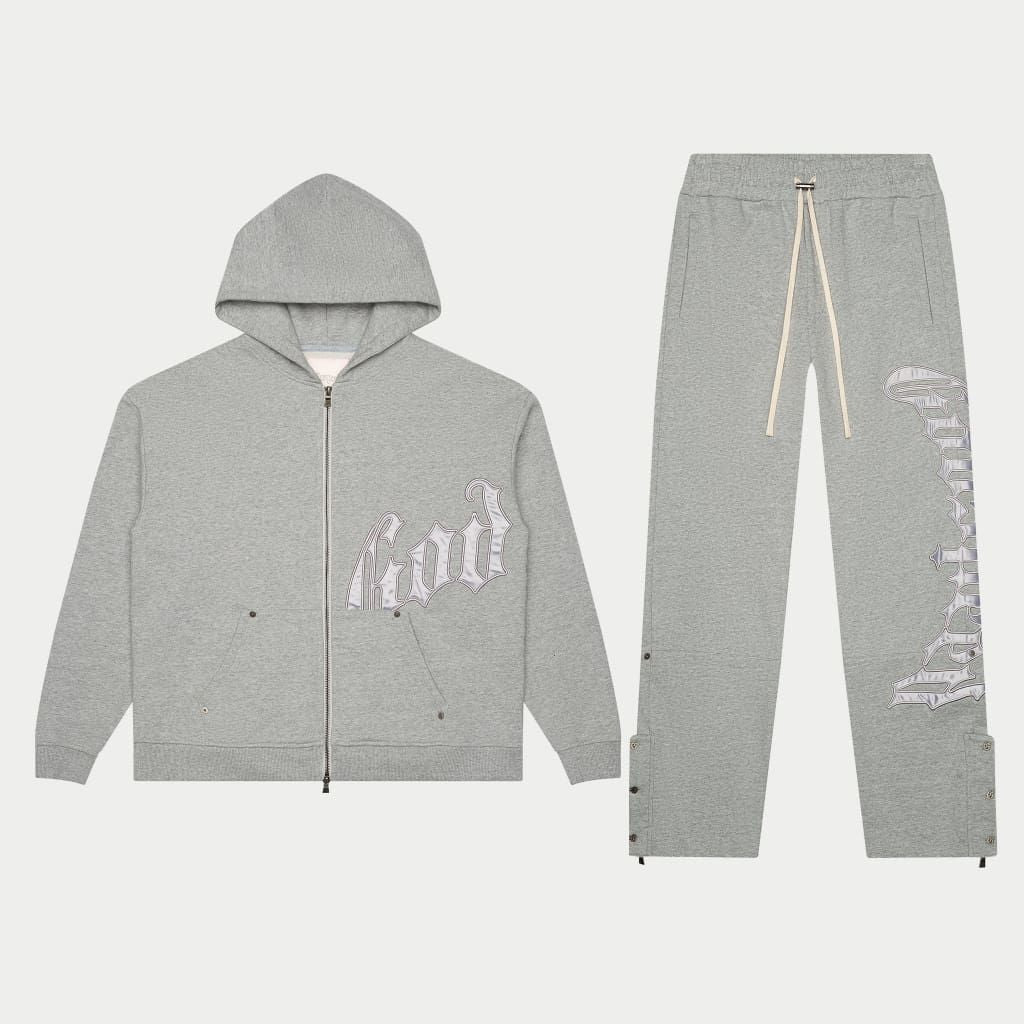 Godspeed Grey Silver Satin OG Logo Set