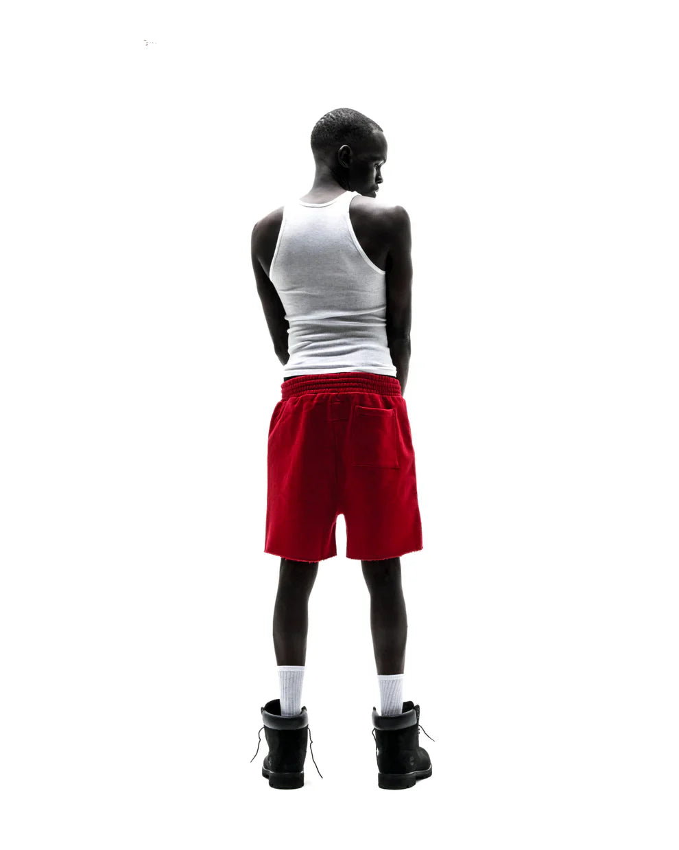 Sp5der Merlot Angel Number Sweat Shorts